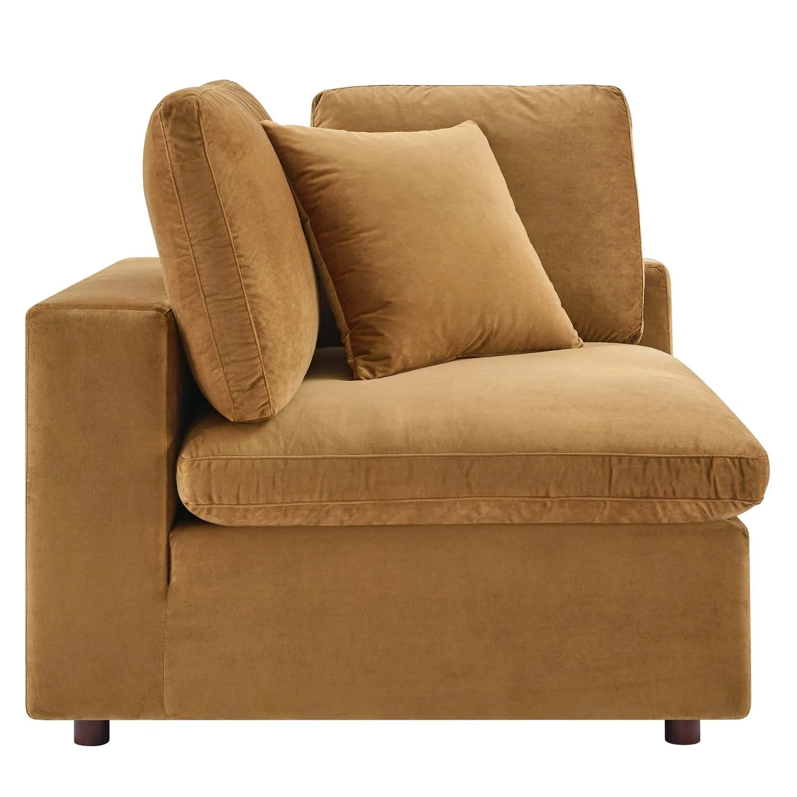 Commix Down Filled Overstuffed Performance Velvet Corner Chair by Modway